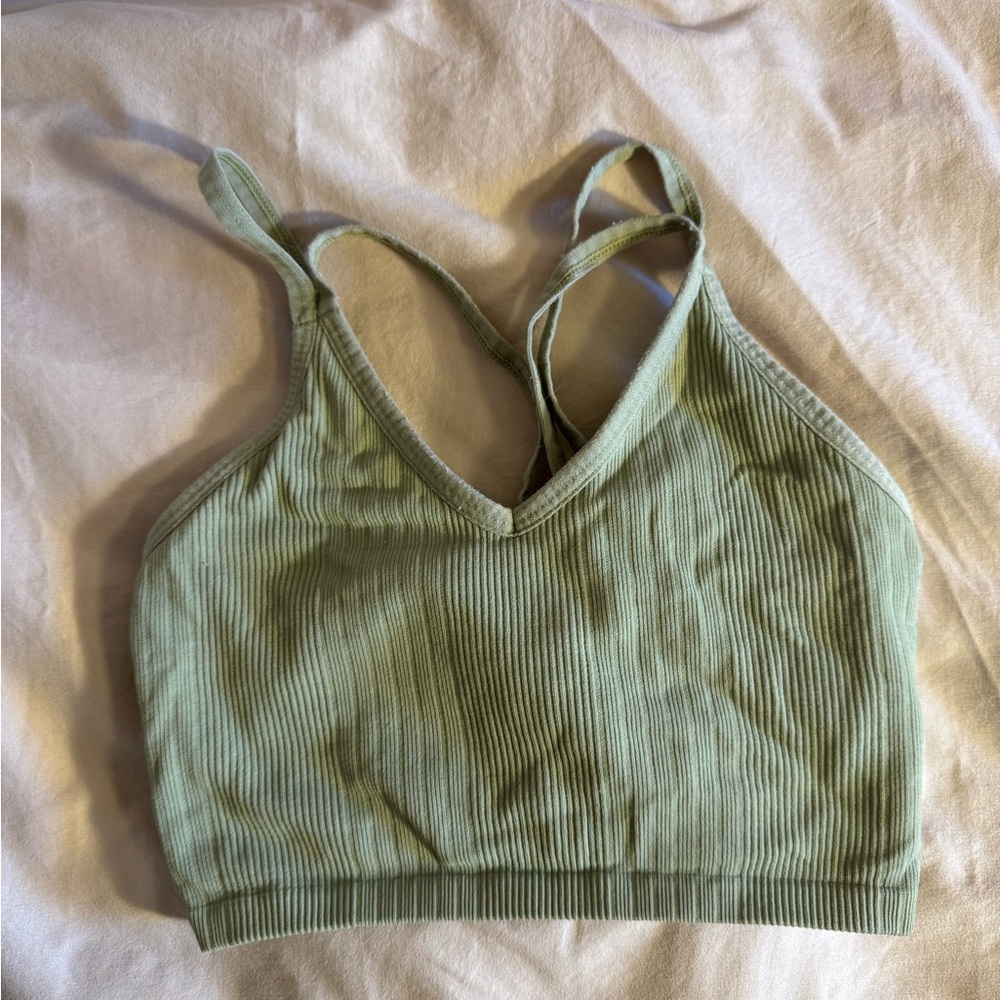 Stylish Green Two-Piece Set - Picture 2 of 3